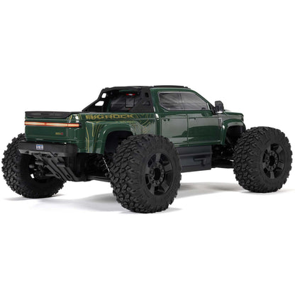 1/10 Big Rock 4X4 223S BLX Brushless Street Truck RTR W/DSC, Green: ARA4312V4T2