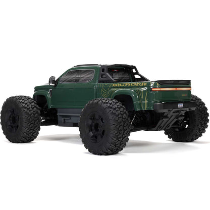 1/10 Big Rock 4X4 223S BLX Brushless Street Truck RTR W/DSC, Green: ARA4312V4T2