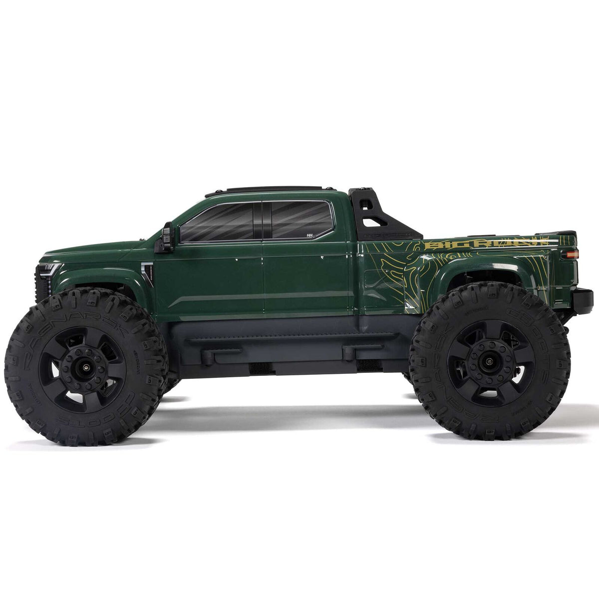 1/10 Big Rock 4X4 223S BLX Brushless Street Truck RTR W/DSC, Green: ARA4312V4T2