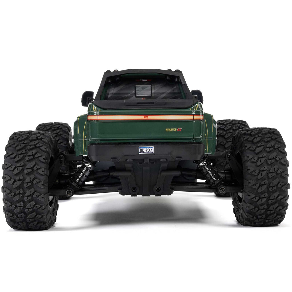 1/10 Big Rock 4X4 223S BLX Brushless Street Truck RTR W/DSC, Green: ARA4312V4T2