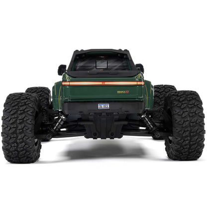 1/10 Big Rock 4X4 223S BLX Brushless Street Truck RTR W/DSC, Green: ARA4312V4T2