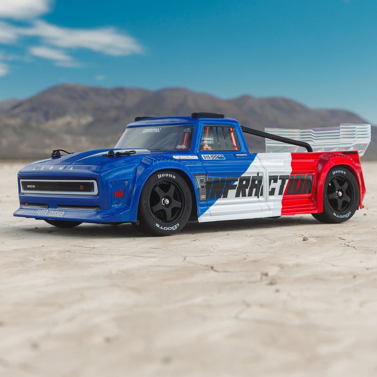 1/8 Infraction 223S DSC 4X4 RTR (Requires battery & charger): Blue/Red