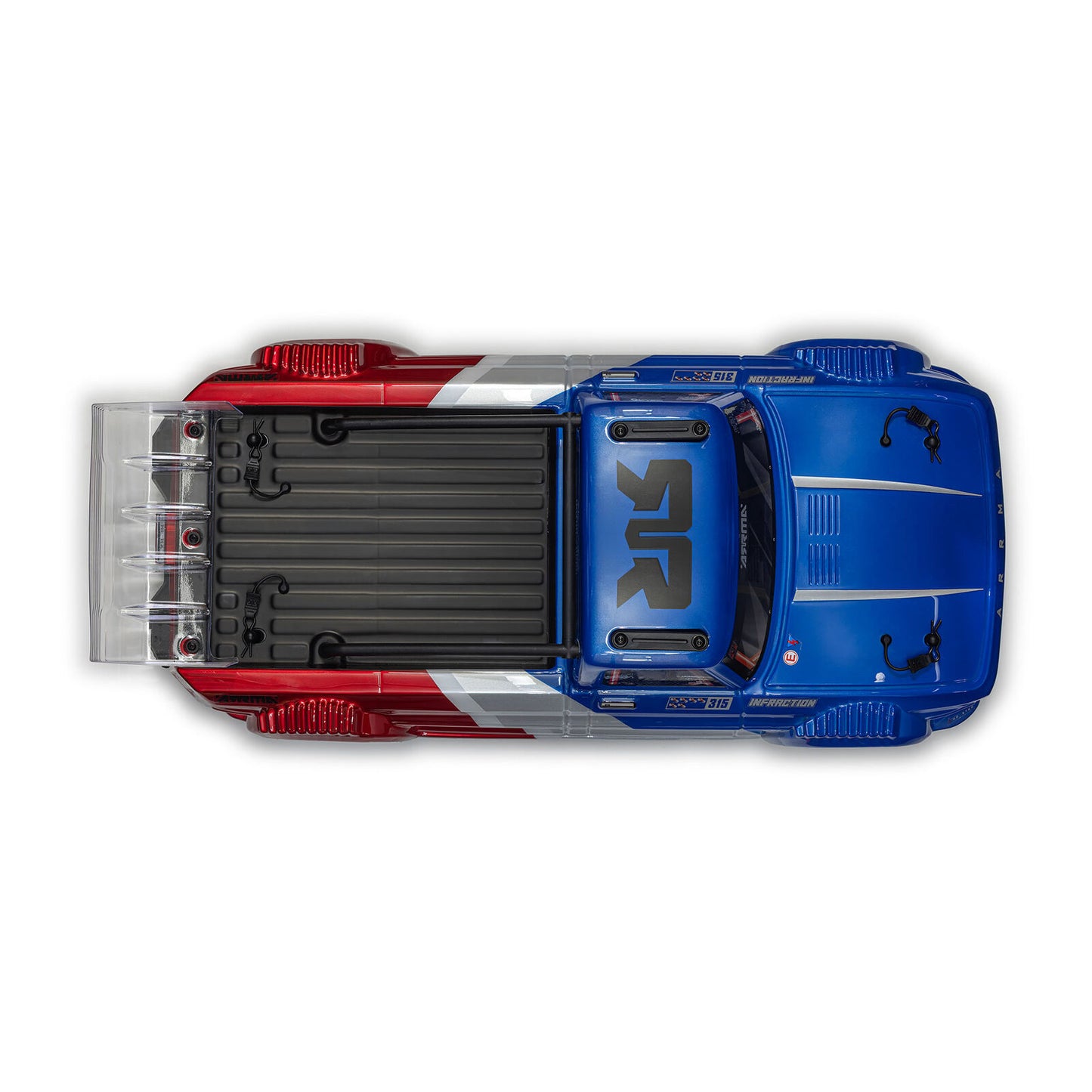 1/8 Infraction 223S DSC 4X4 RTR (Requires battery & charger): Blue/Red