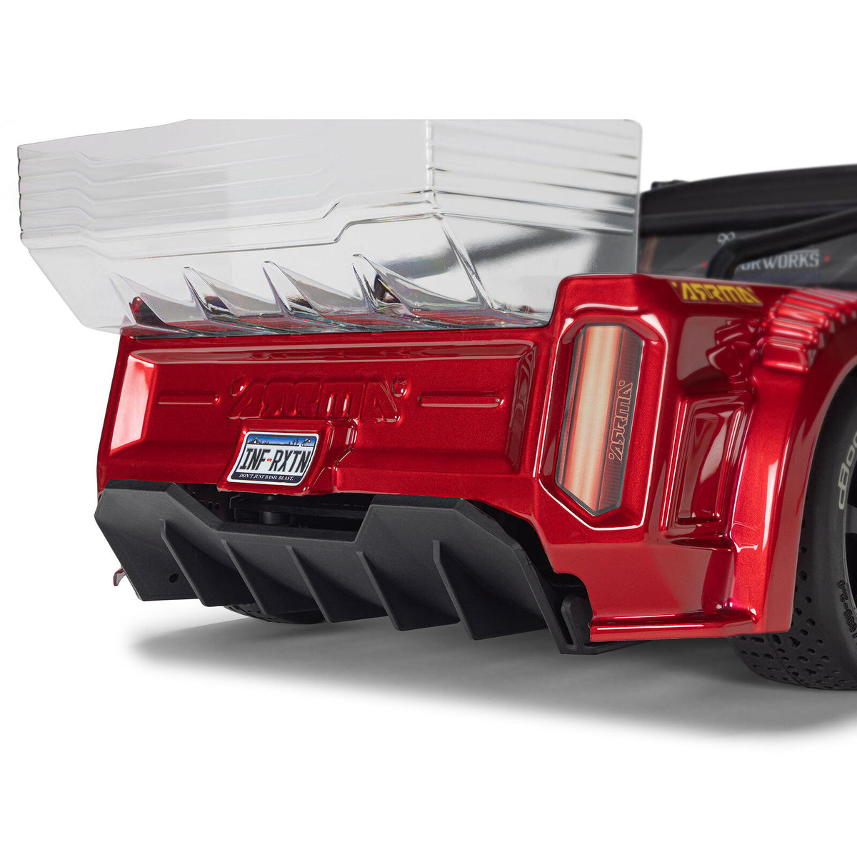 ARRMA 1/8 INFRACTION 223S DSC 4x4 RTR Brushless All-Road Street Bash Truck, Black/Red (ARA4315V4T2)