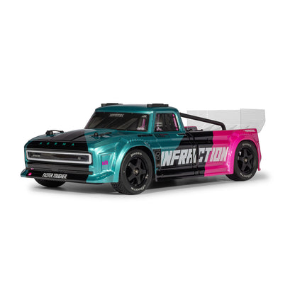 1/8 Infraction 223S DSC 4X4 RTR (Requires battery & charger): Teal/Pink