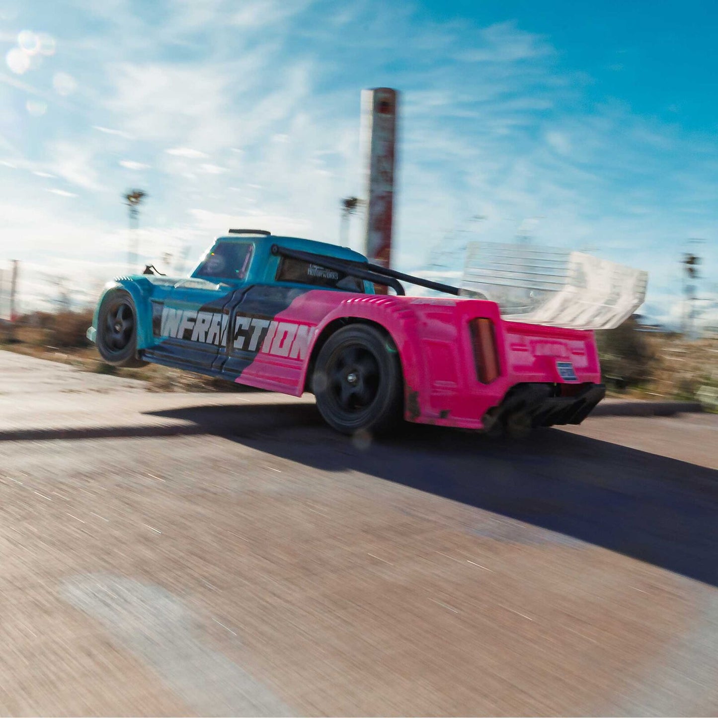 1/8 Infraction 223S DSC 4X4 RTR (Requires battery & charger): Teal/Pink