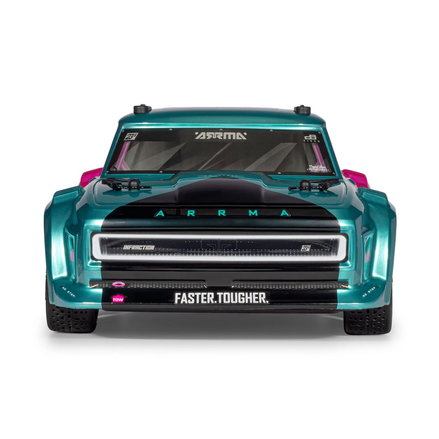1/8 Infraction 223S DSC 4X4 RTR (Requires battery & charger): Teal/Pink