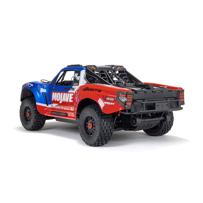 1/8 Mojave 4S 4WD BLX: (Requires battery & charger): Blue/Red: ARA4404T2