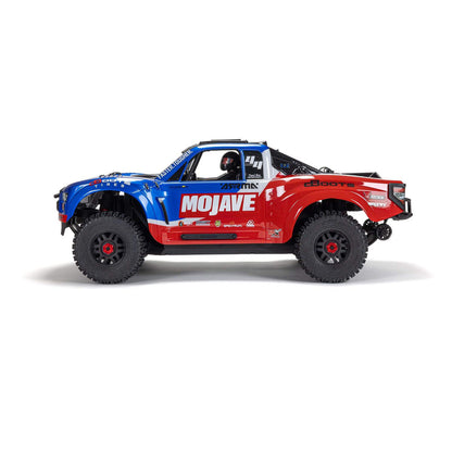 1/8 Mojave 4S 4WD BLX: (Requires battery & charger): Blue/Red: ARA4404T2