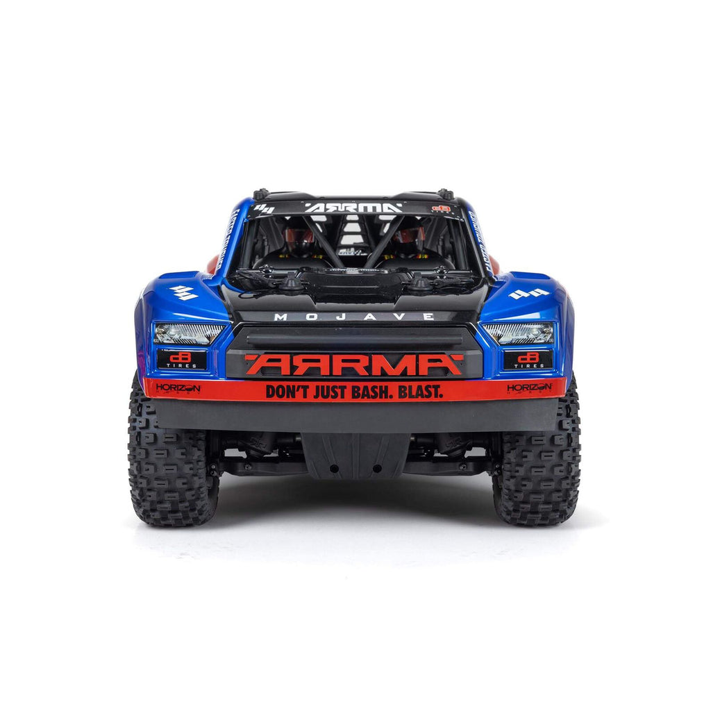 1/8 Mojave 4S 4WD BLX: (Requires battery & charger): Blue/Red: ARA4404T2