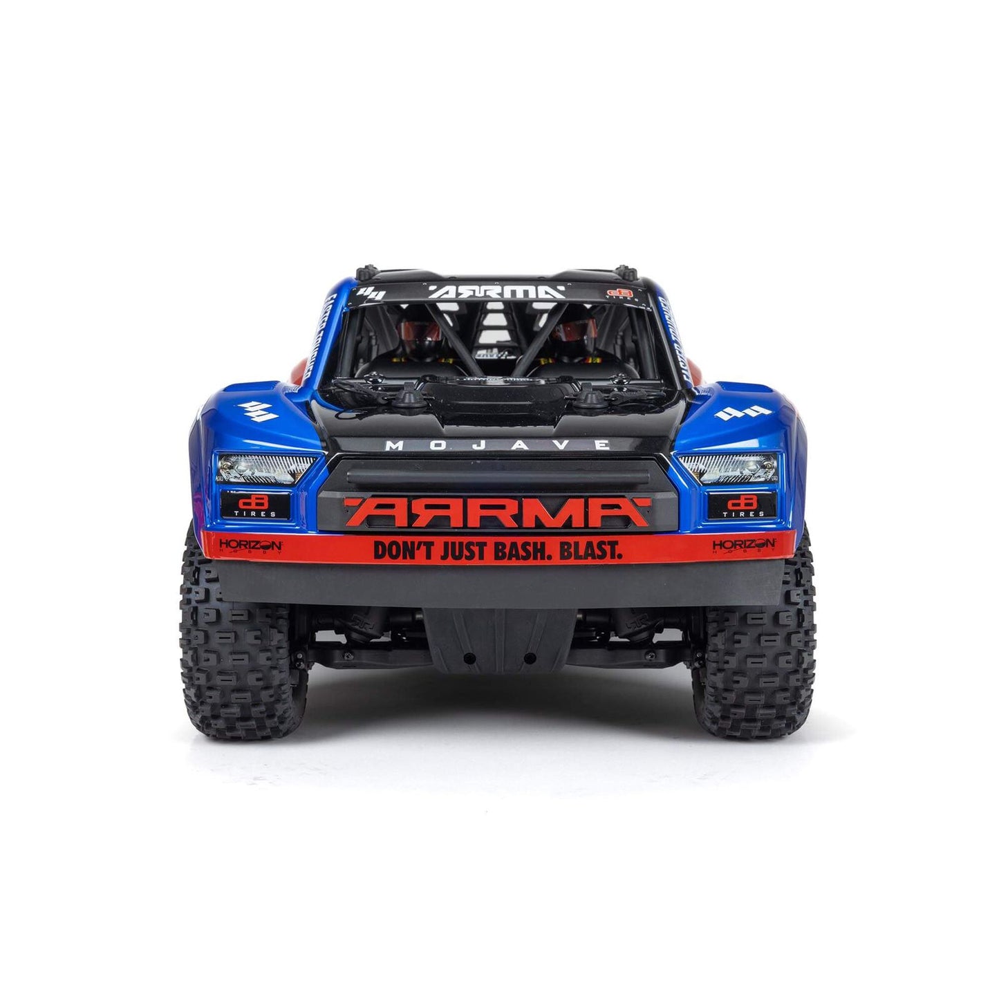 1/8 Mojave 4S 4WD BLX: (Requires battery & charger): Blue/Red: ARA4404T2