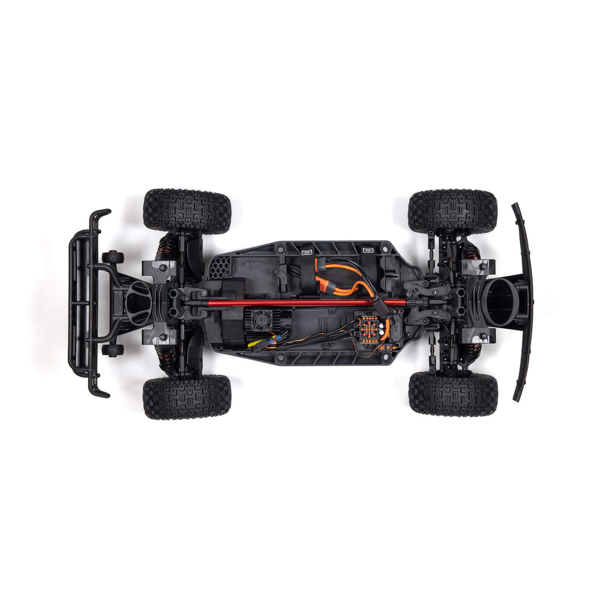 ARRMA 1/8 Mojave 4S 4WD BLX Desert Truck, White/Red (Requires Battery & Charger) (ARA4404T1)