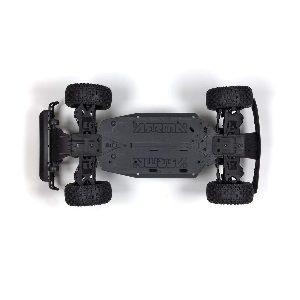 ARRMA 1/8 Mojave 4S 4WD BLX Desert Truck, White/Red (Requires Battery & Charger) (ARA4404T1)