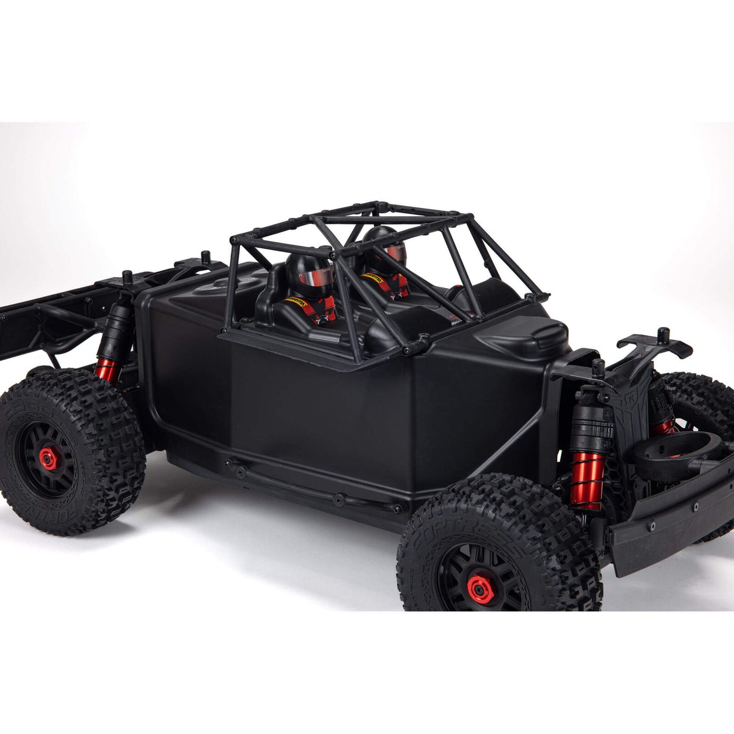 1/8 Mojave 4S 4WD BLX: (Requires battery & charger): White/Red: ARA4404T1