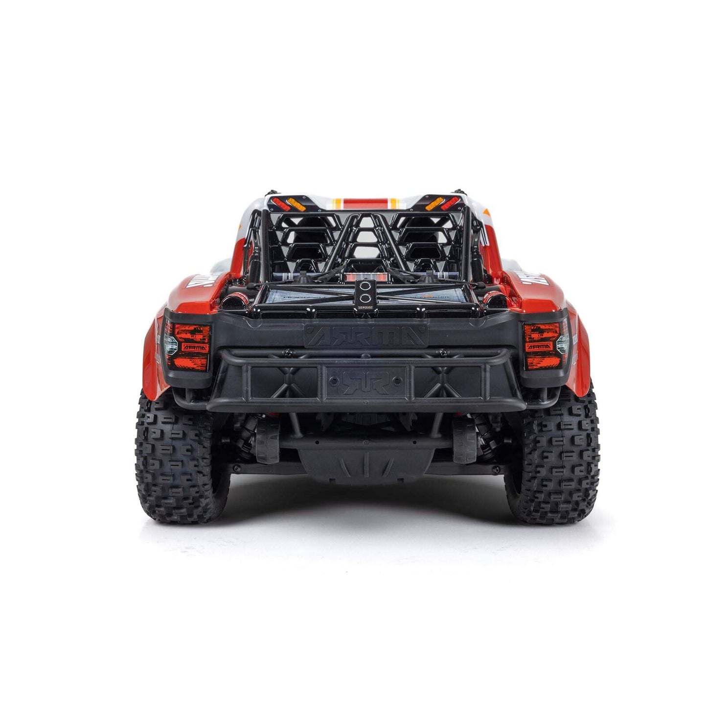 1/8 Mojave 4S 4WD BLX: (Requires battery & charger): White/Red: ARA4404T1