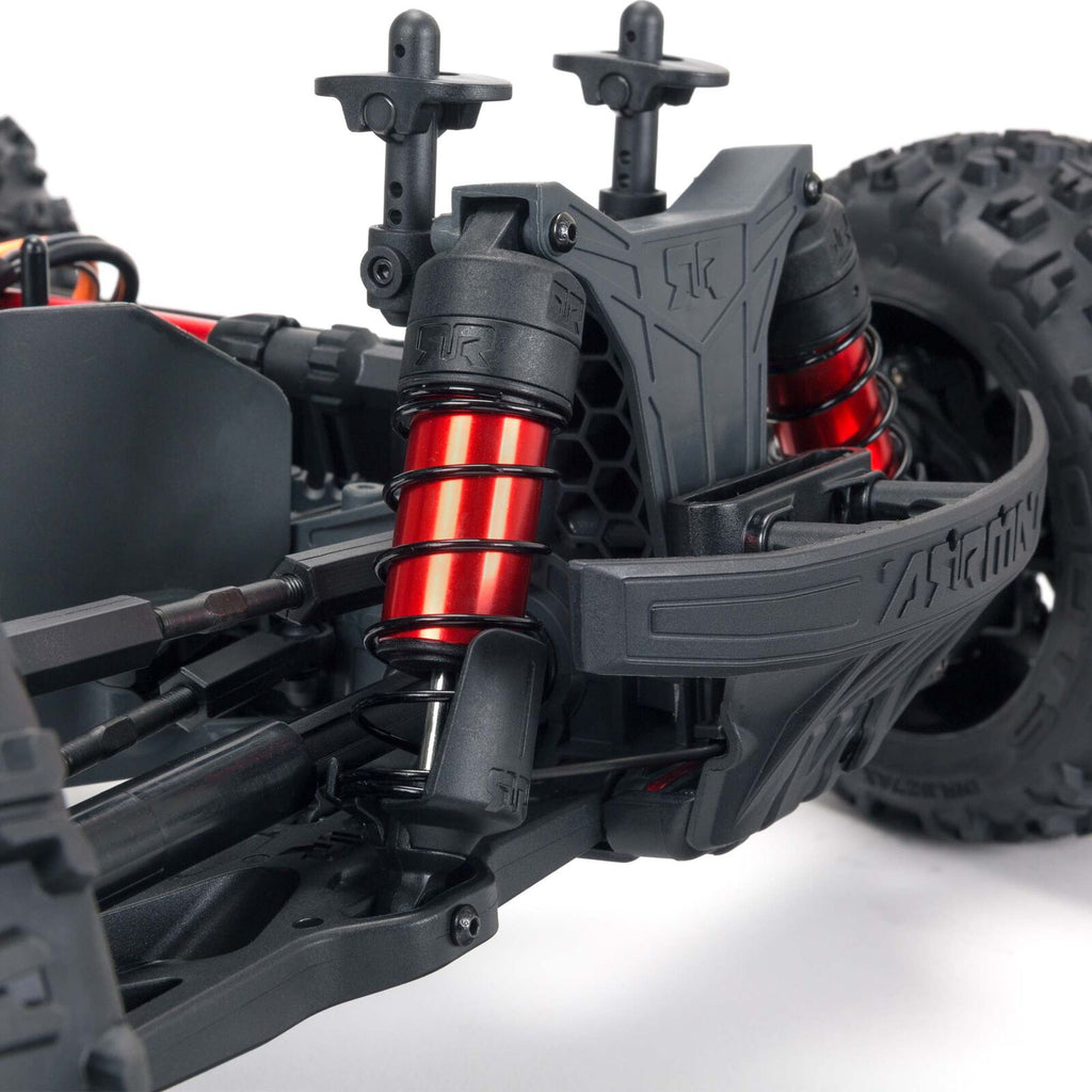 1/10 Kraton 4x4 4S BLX  Speed MT (Requires battery & charger): Red: ARA4408V2T3
