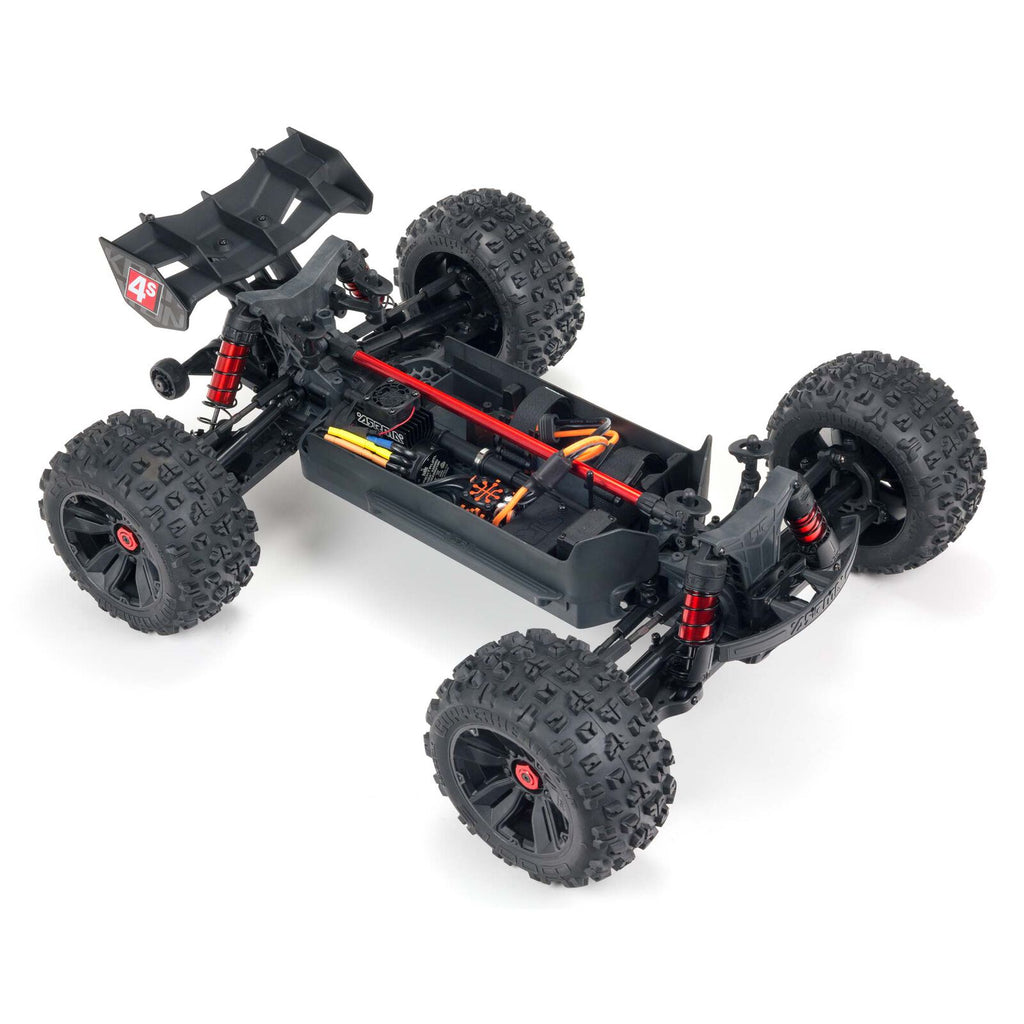 1/10 Kraton 4x4 4S BLX  Speed MT (Requires battery & charger): Red: ARA4408V2T3