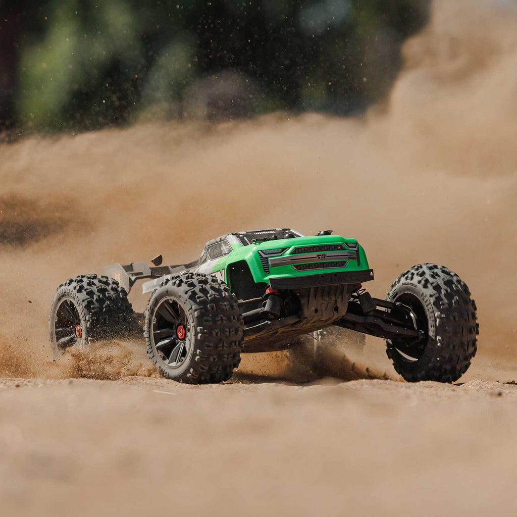 1/10 Kraton 4x4 4S BLX  Speed MT (Requires battery & charger): Green: ARA4408V2T4