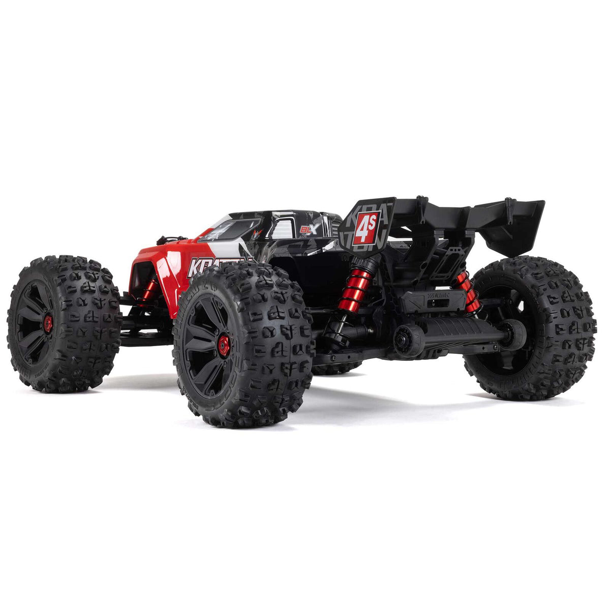1/10 Kraton 4x4 4S BLX  Speed MT (Requires battery & charger): Red: ARA4408V2T3