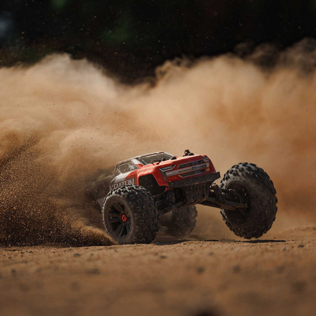 1/10 Kraton 4x4 4S BLX  Speed MT (Requires battery & charger): Red: ARA4408V2T3