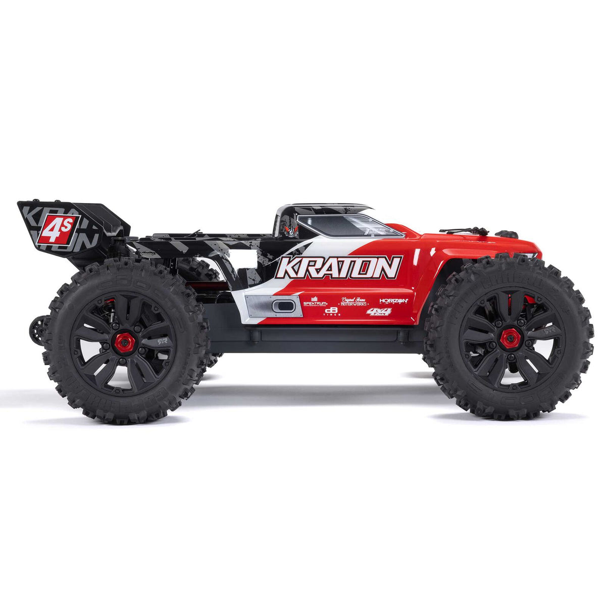 1/10 Kraton 4x4 4S BLX  Speed MT (Requires battery & charger): Red: ARA4408V2T3