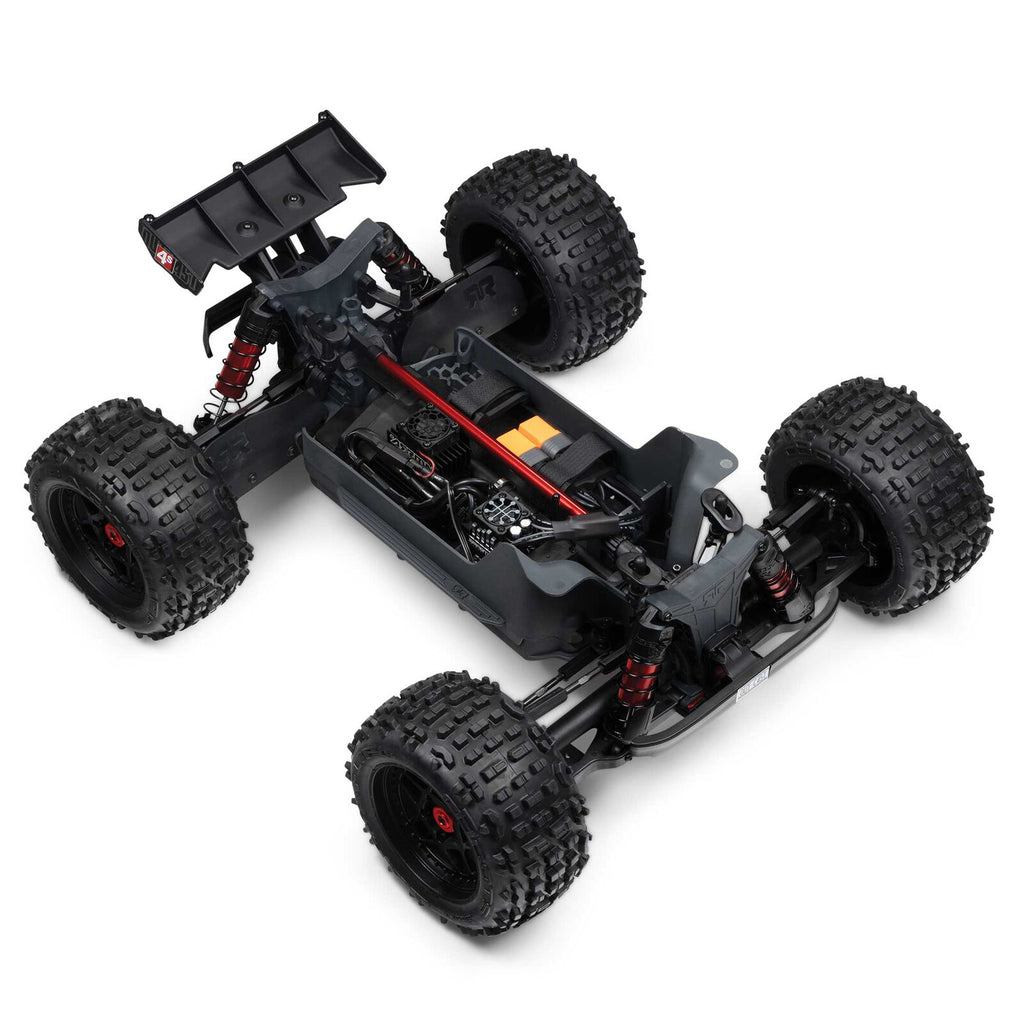 1/10 Outcast 4x4 4S BLX  Stunt truck (Requires battery & charger): GunMetal: ARA4410V2T3