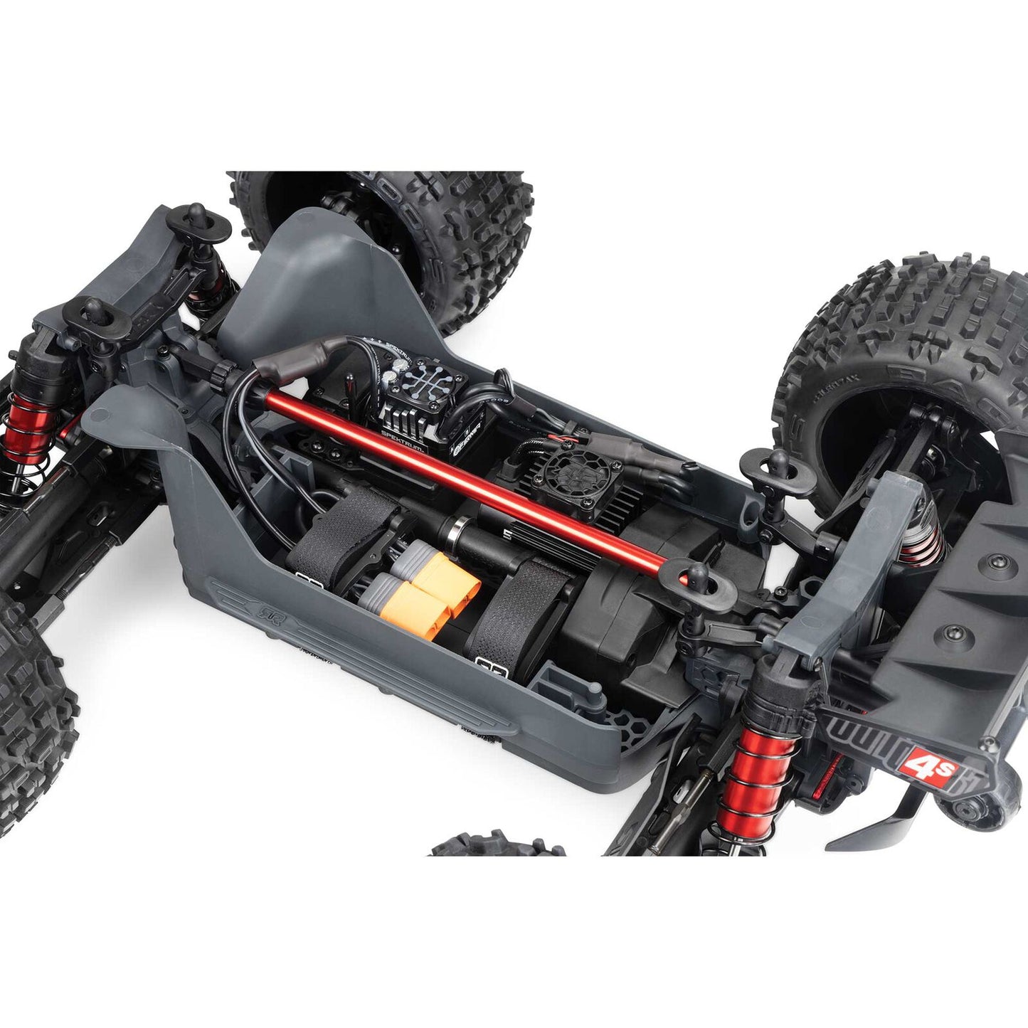 1/10 Outcast 4x4 4S BLX  Stunt truck (Requires battery & charger): GunMetal: ARA4410V2T3