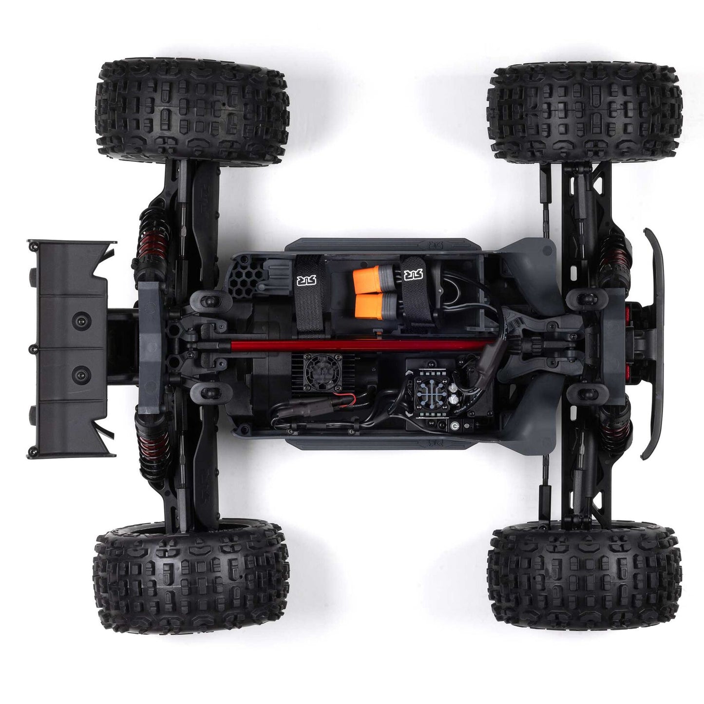 1/10 Outcast 4x4 4S BLX  Stunt truck (Requires battery & charger): Red: ARA4410V2T4