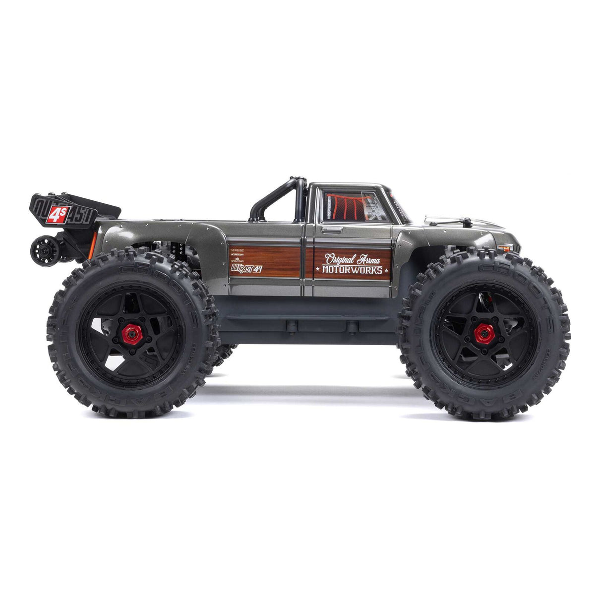 1/10 Outcast 4x4 4S BLX  Stunt truck (Requires battery & charger): GunMetal: ARA4410V2T3