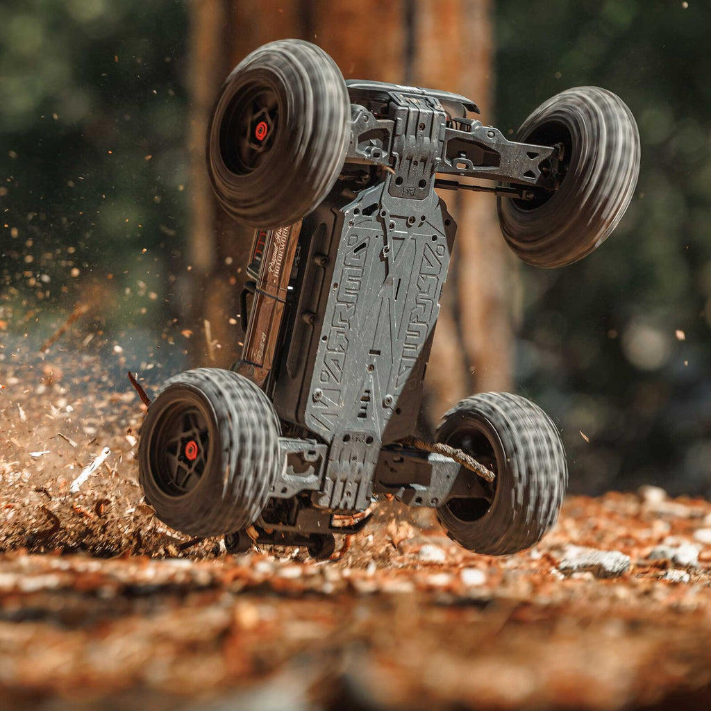 1/10 Outcast 4x4 4S BLX  Stunt truck (Requires battery & charger): GunMetal: ARA4410V2T3