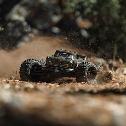 1/10 Outcast 4x4 4S BLX  Stunt truck (Requires battery & charger): GunMetal: ARA4410V2T3