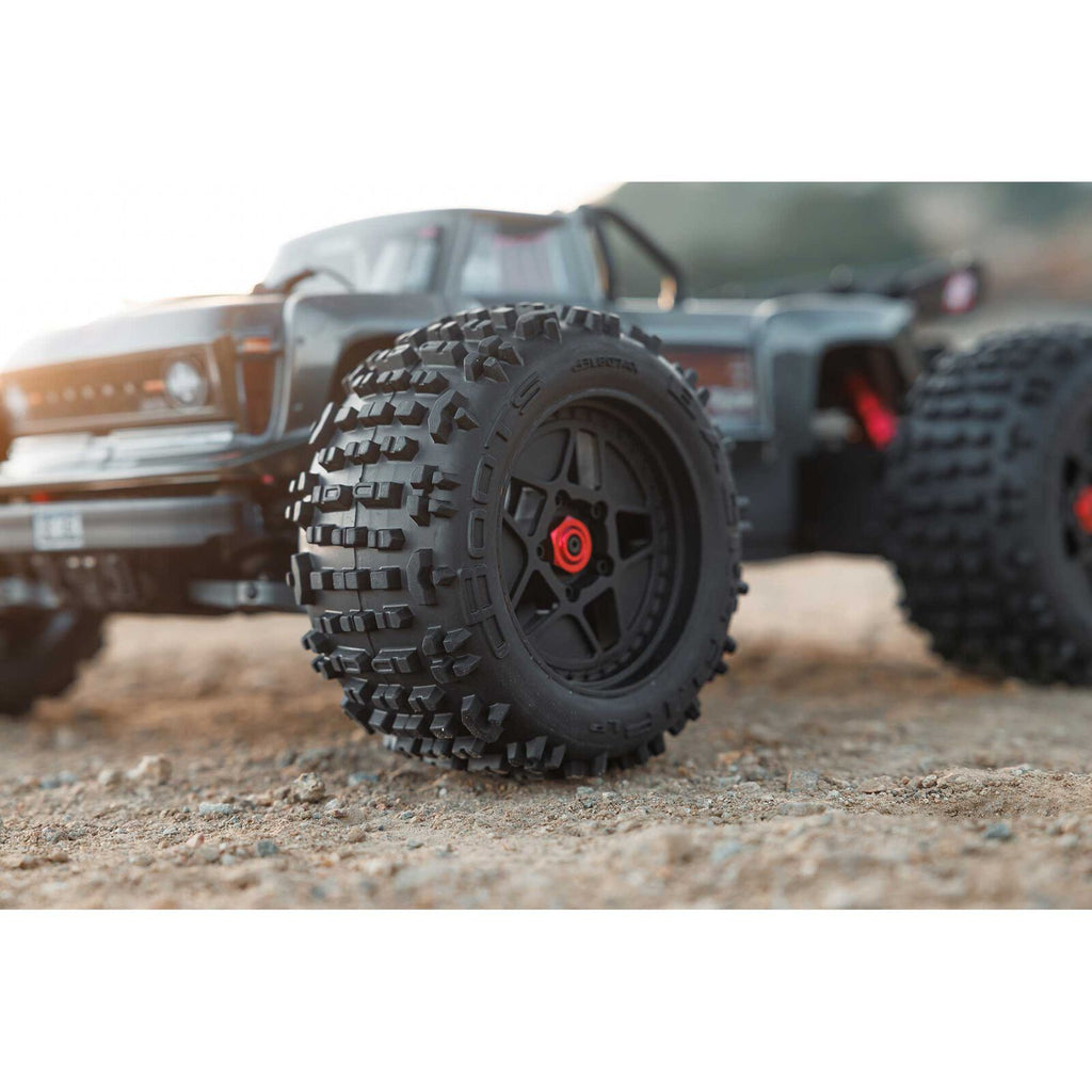 1/10 Outcast 4x4 4S BLX  Stunt truck (Requires battery & charger): GunMetal: ARA4410V2T3
