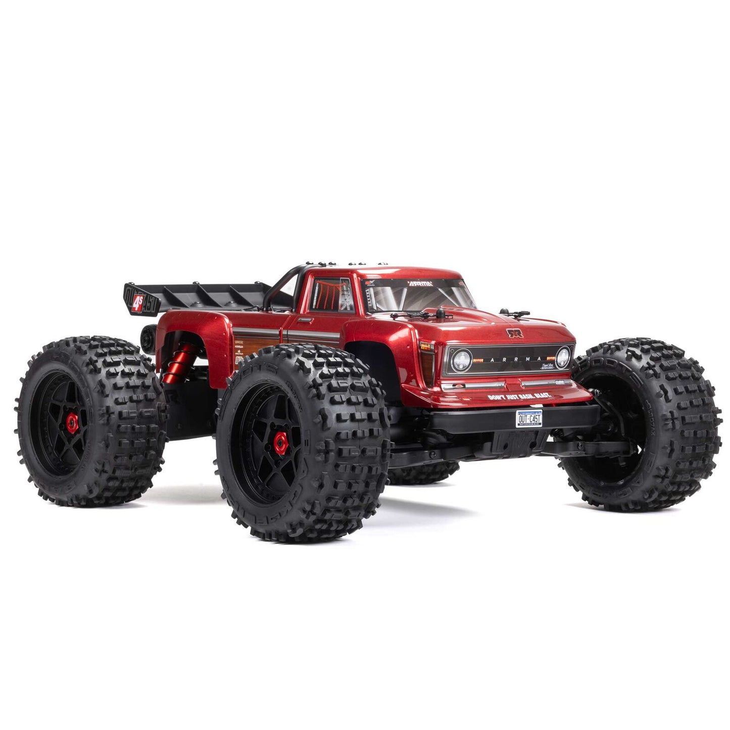 1/10 Outcast 4x4 4S BLX  Stunt truck (Requires battery & charger): Red: ARA4410V2T4