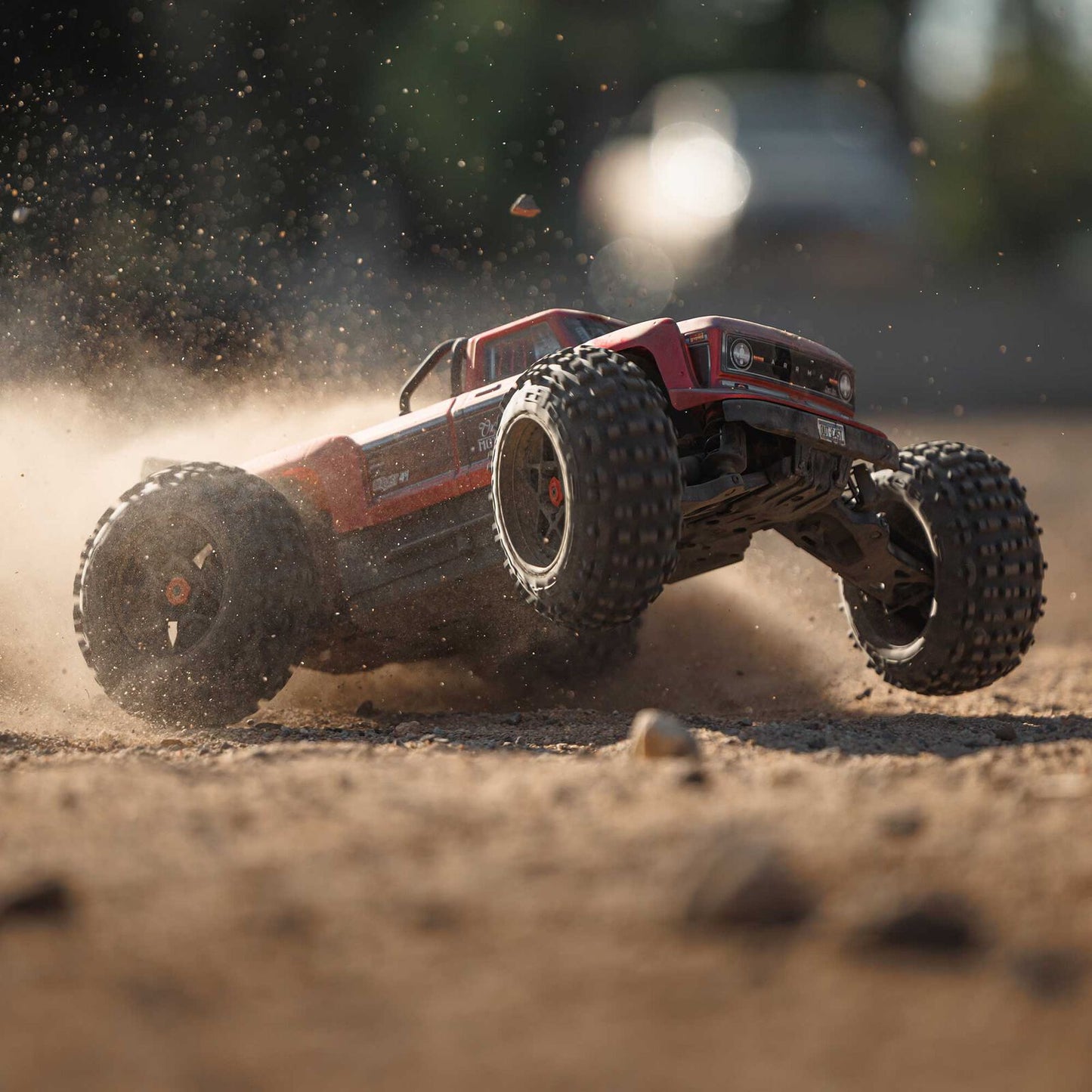 1/10 Outcast 4x4 4S BLX  Stunt truck (Requires battery & charger): Red: ARA4410V2T4