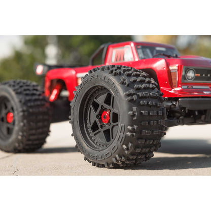 1/10 Outcast 4x4 4S BLX  Stunt truck (Requires battery & charger): Red: ARA4410V2T4