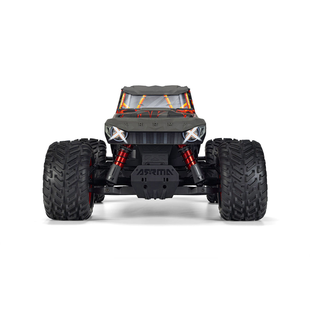 ARRMA 1/8 Quake 4S 4X4 RTR Monster Truck Black/Red ARA4437T1
