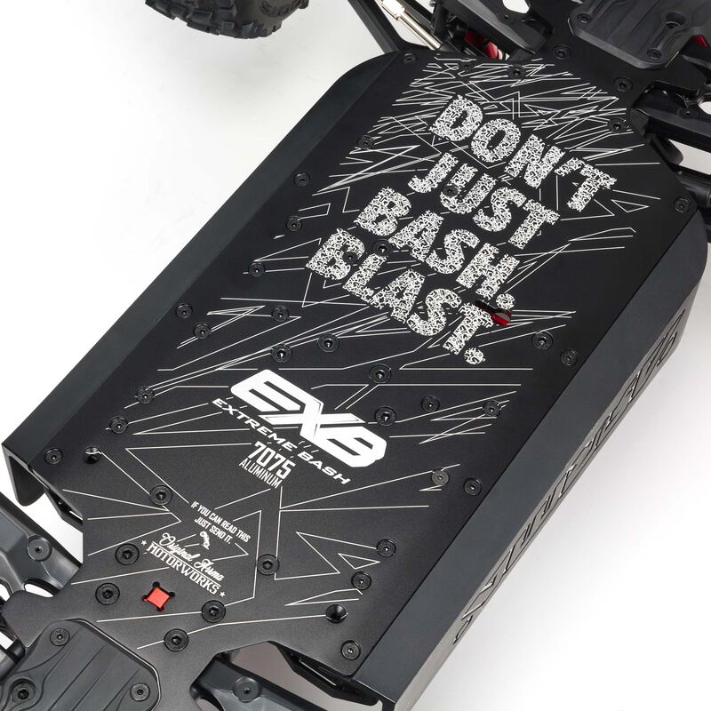 1/5 Outcast 4WD, EXtreme Bash Roller  (Requires battery & charger): Black: ARA5210