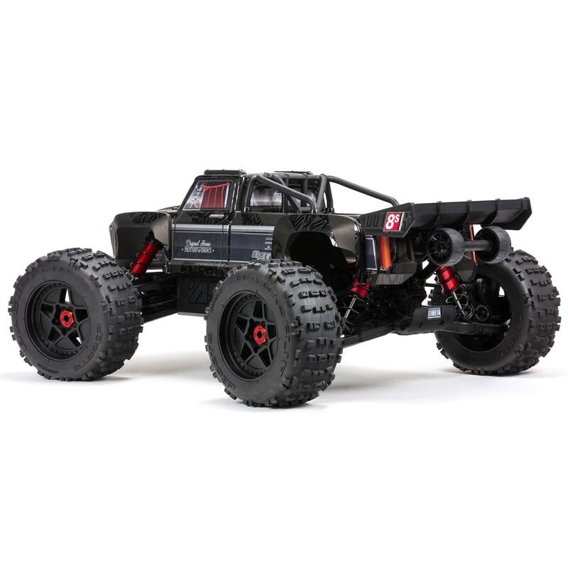 1/5 Outcast 4WD, EXtreme Bash Roller  (Requires battery & charger): Black: ARA5210