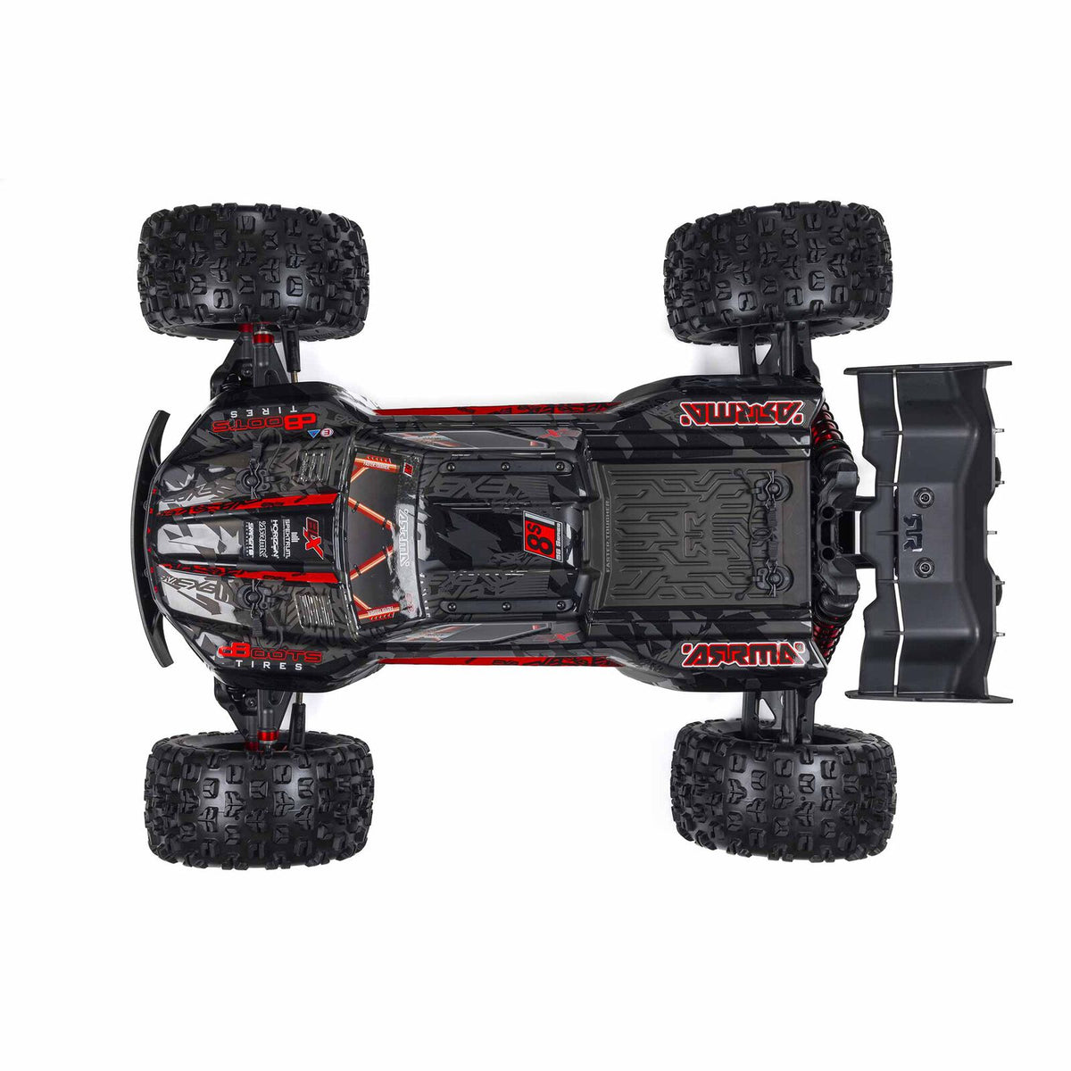1/5 KRATON 4X4 8S BLX EXB Speed Monster Truck: Black: ARA5808V2T1