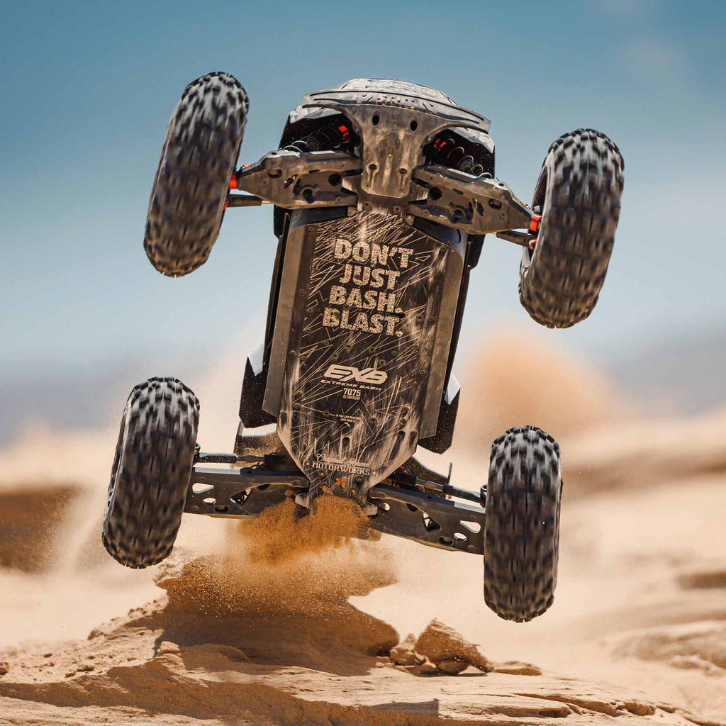 1/5 KRATON 4X4 8S BLX EXB Speed Monster Truck: Black: ARA5808V2T1