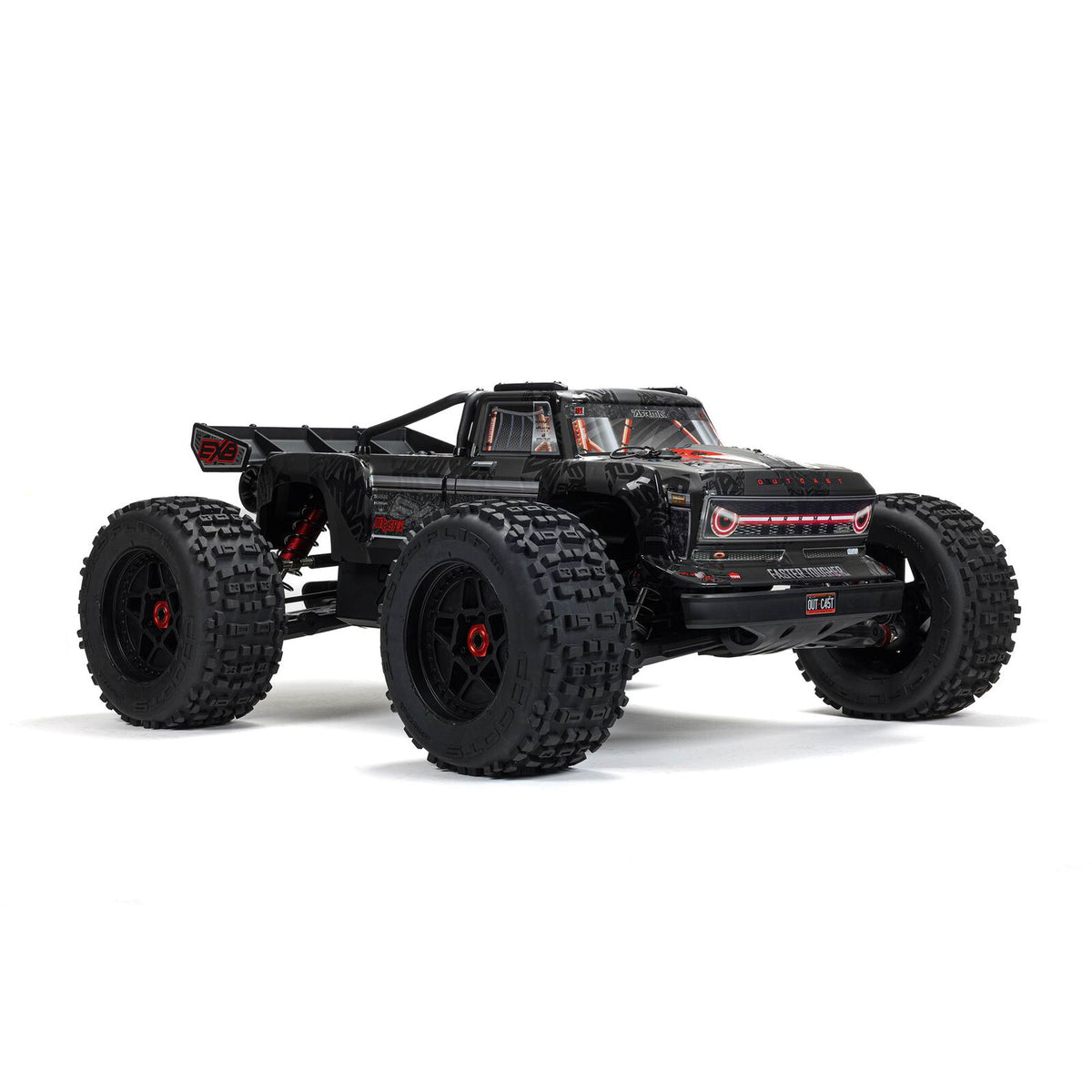 1/5 OUTCAST 4X4 8S BLX EXB Stunt Truck: Black: ARA5810V2T1