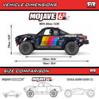 1/7 Mojave 6S 4WD RTR: (Requires battery & charger):Beige