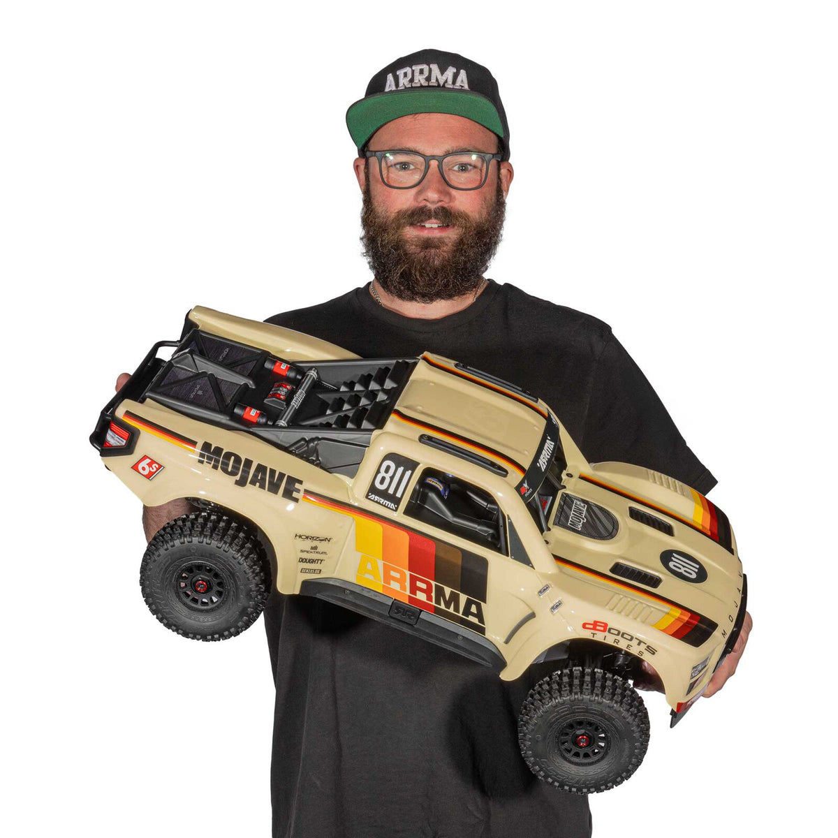 1/7 Mojave 6S 4WD RTR: (Requires battery & charger):Beige