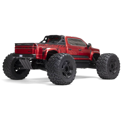 1/7 Big Rock 4WD BLX (Requires battery & charger): Red: ARA7612T2