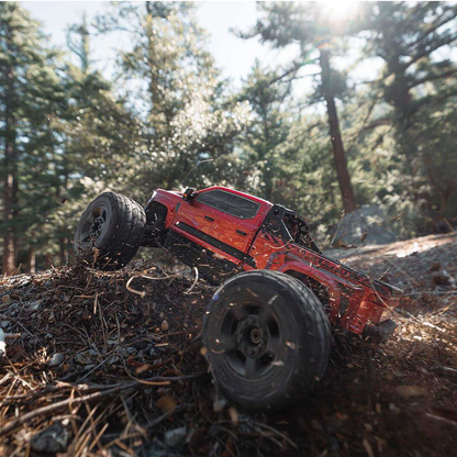 1/7 Big Rock 4WD BLX (Requires battery & charger): Red: ARA7612T2