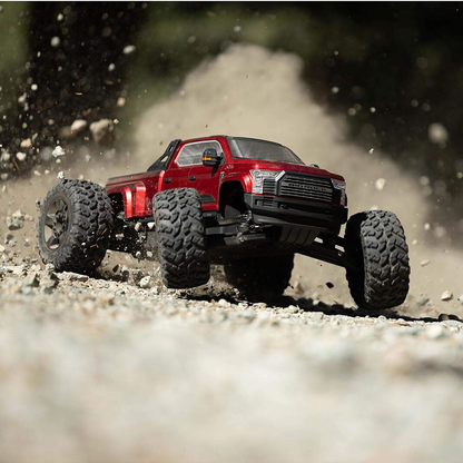 1/7 Big Rock 4WD BLX (Requires battery & charger): Red: ARA7612T2