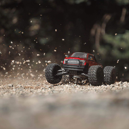 1/7 Big Rock 4WD BLX (Requires battery & charger): Red: ARA7612T2
