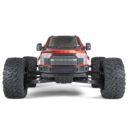 1/7 Big Rock 4WD BLX (Requires battery & charger): Red: ARA7612T2
