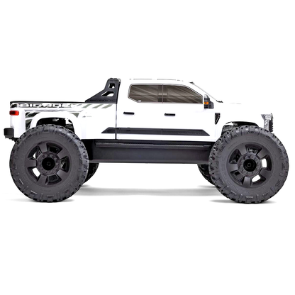 1/7 Big Rock 4WD BLX (Requires battery & charger): White: ARA7612T3