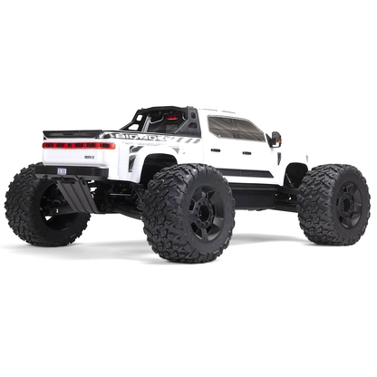 1/7 Big Rock 4WD BLX (Requires battery & charger): White: ARA7612T3